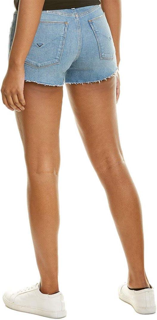 image:imageHudson Womens MidRise Patch Pocket Denim ShortDistance Dark Blue