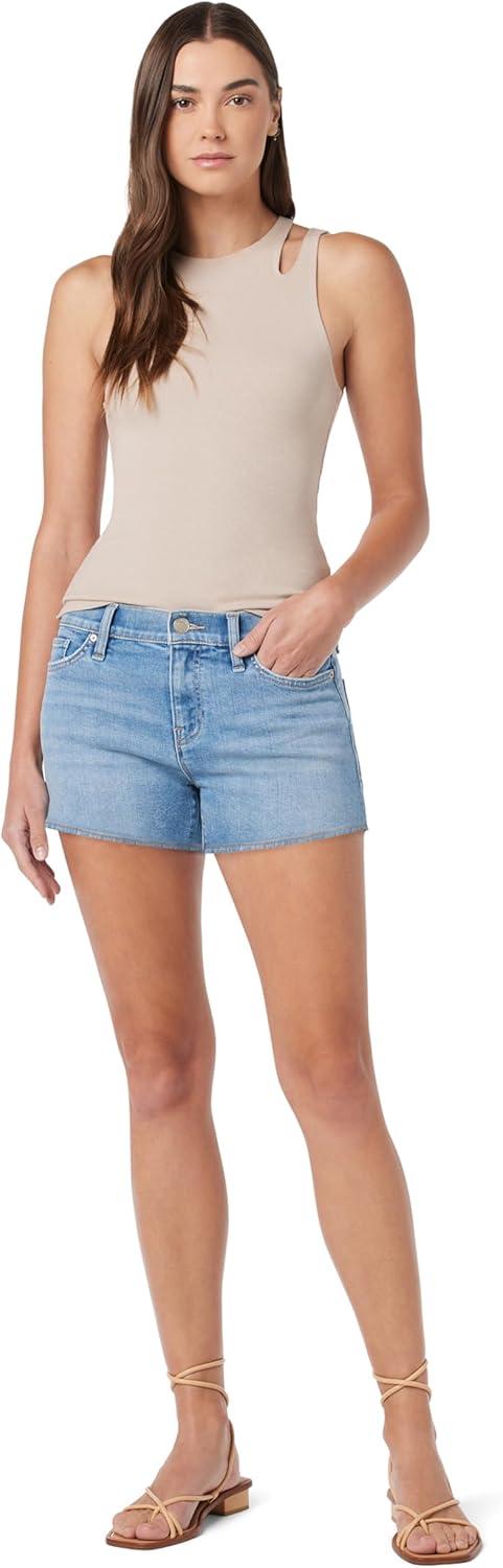 image:imageHudson Womens MidRise Patch Pocket Denim ShortPacific