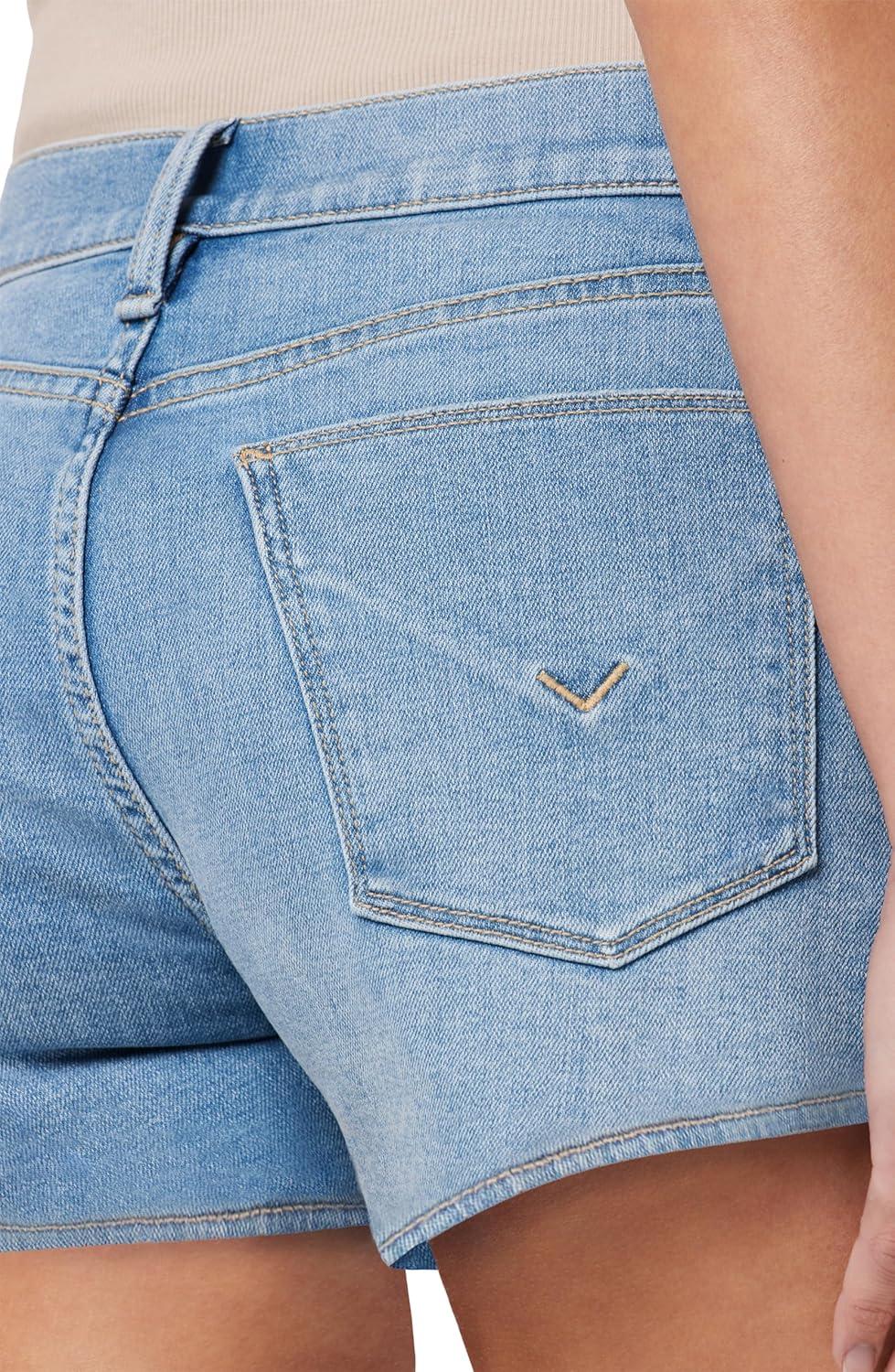 image:imageHudson Womens MidRise Patch Pocket Denim ShortPacific