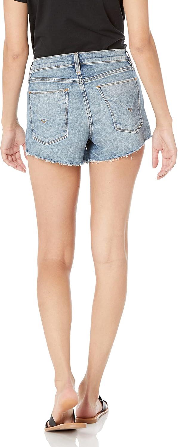 image:imageHudson Womens MidRise Patch Pocket Denim ShortPearls