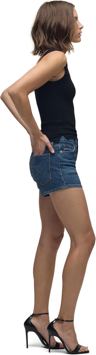 image:imageHudson Womens MidRise Patch Pocket Denim ShortRosebud
