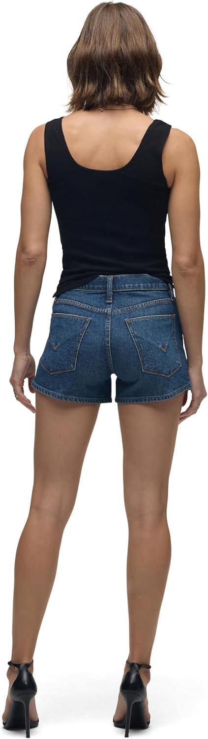image:imageHudson Womens MidRise Patch Pocket Denim ShortRosebud