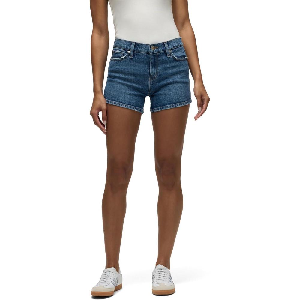 image:imageHudson Womens MidRise Patch Pocket Denim ShortCatalonia