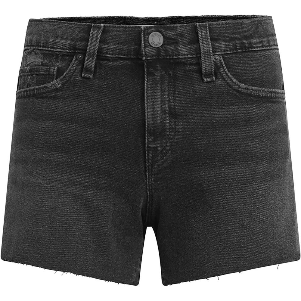 image:imageHudson Womens MidRise Patch Pocket Denim ShortJet Black