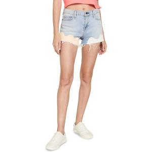 Hudson Womens Mid-Rise Patch Pocket Denim Short(Neutralize)