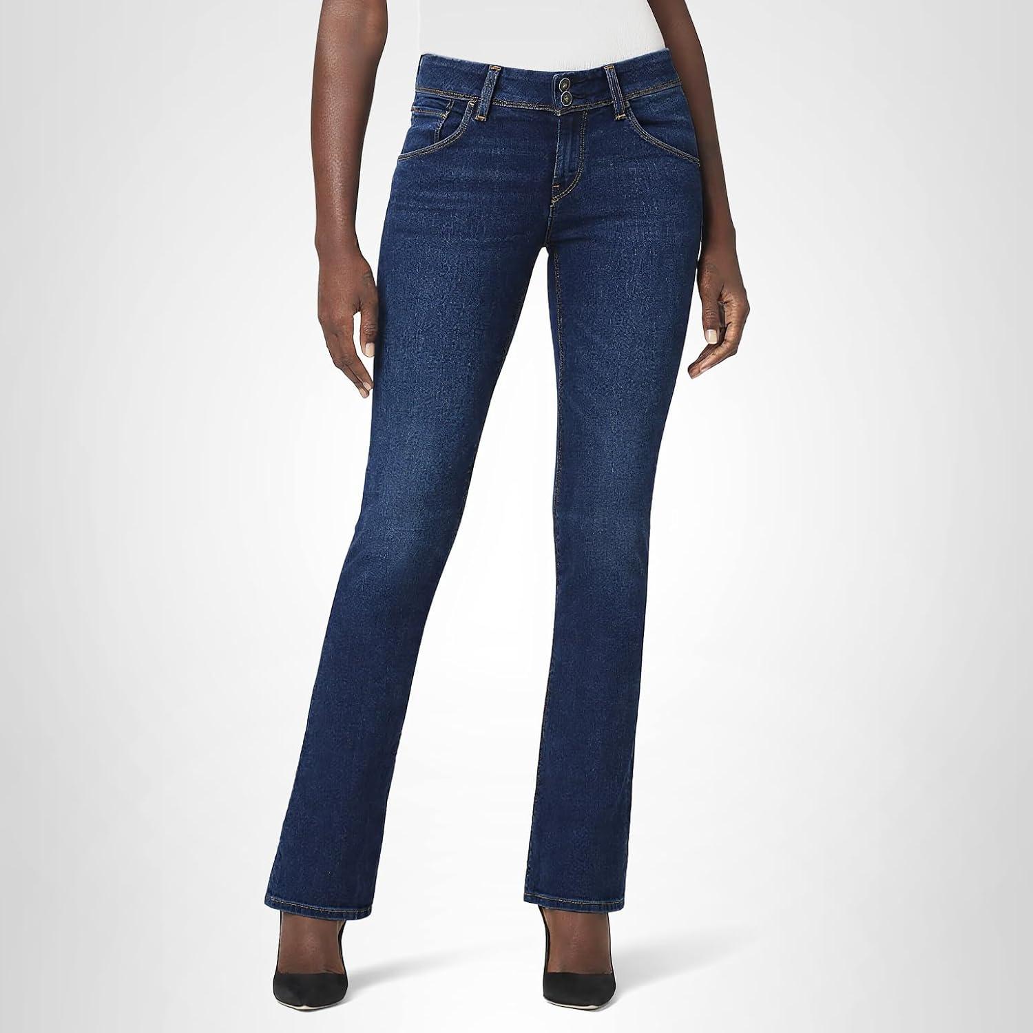 image:imageHUDSON Womens Beth Baby Bootcut Jean with Back Flap PocketsBlue Obscurity