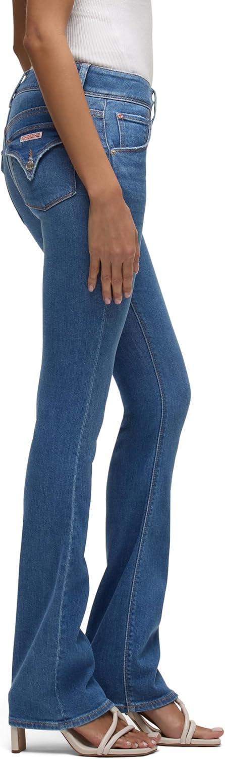 image:imageHUDSON Womens Beth Baby Bootcut Jean with Back Flap PocketsCanyon Spring
