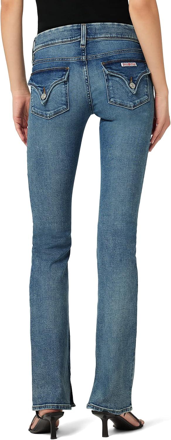 image:imageHUDSON Womens Beth Baby Bootcut Jean with Back Flap PocketsDancer