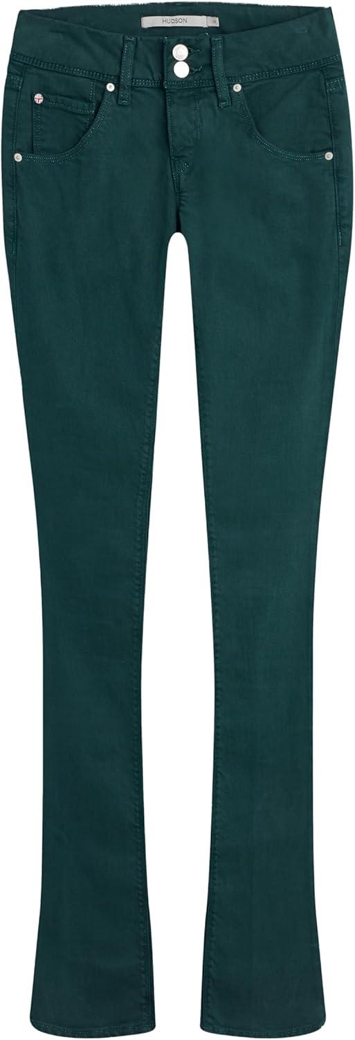 image:imageHUDSON Womens Beth Baby Bootcut Jean with Back Flap PocketsDarkest Spruce