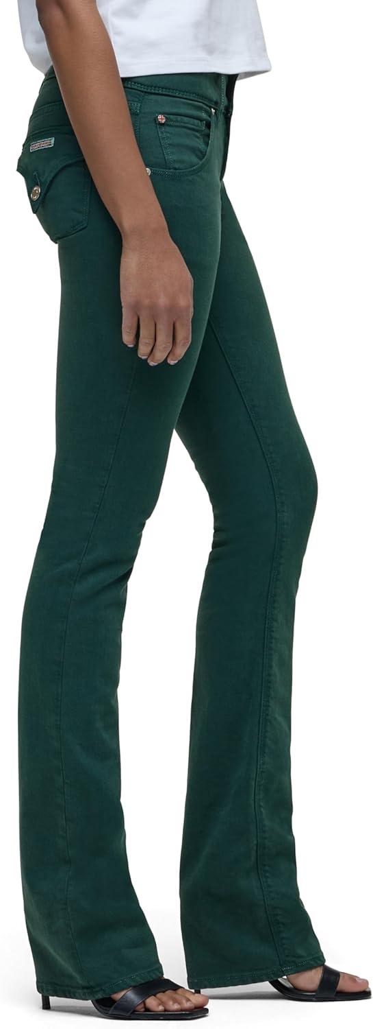 image:imageHUDSON Womens Beth Baby Bootcut Jean with Back Flap PocketsDarkest Spruce