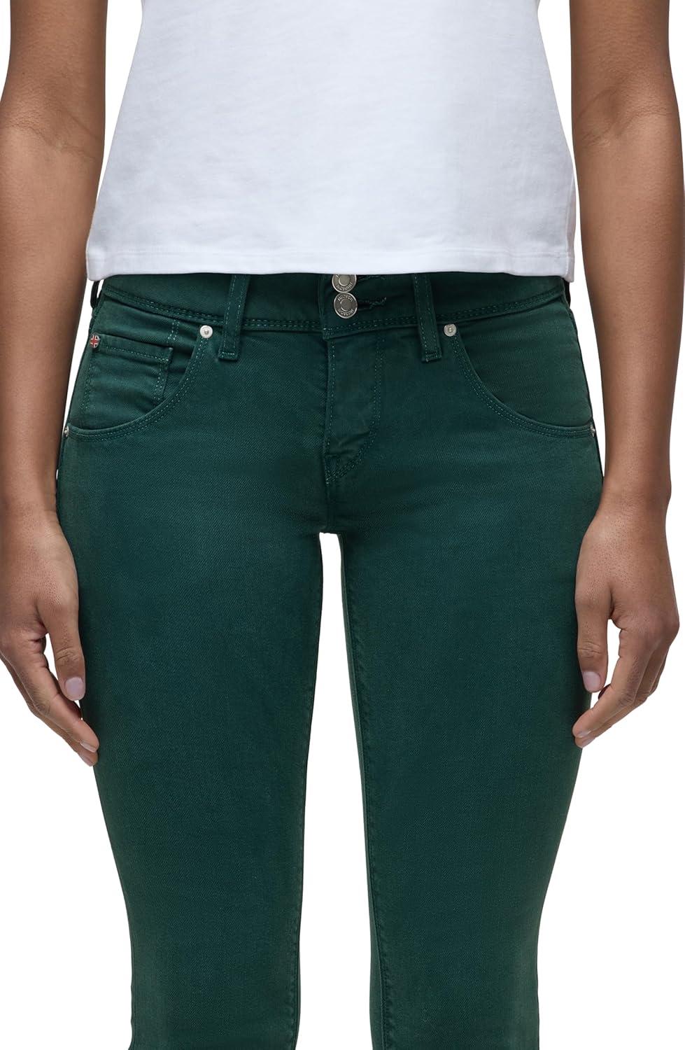 image:imageHUDSON Womens Beth Baby Bootcut Jean with Back Flap PocketsDarkest Spruce