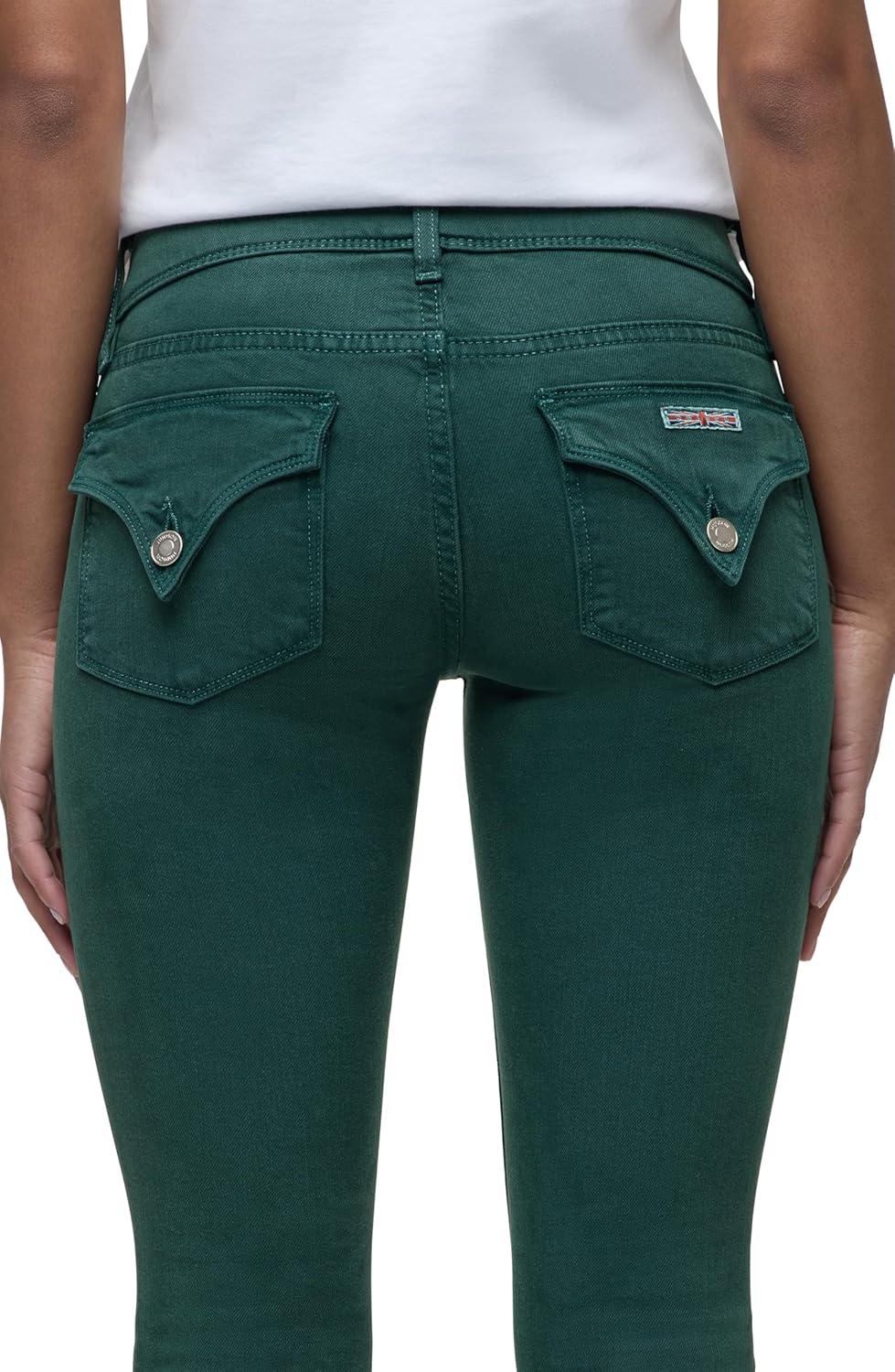 image:imageHUDSON Womens Beth Baby Bootcut Jean with Back Flap PocketsDarkest Spruce
