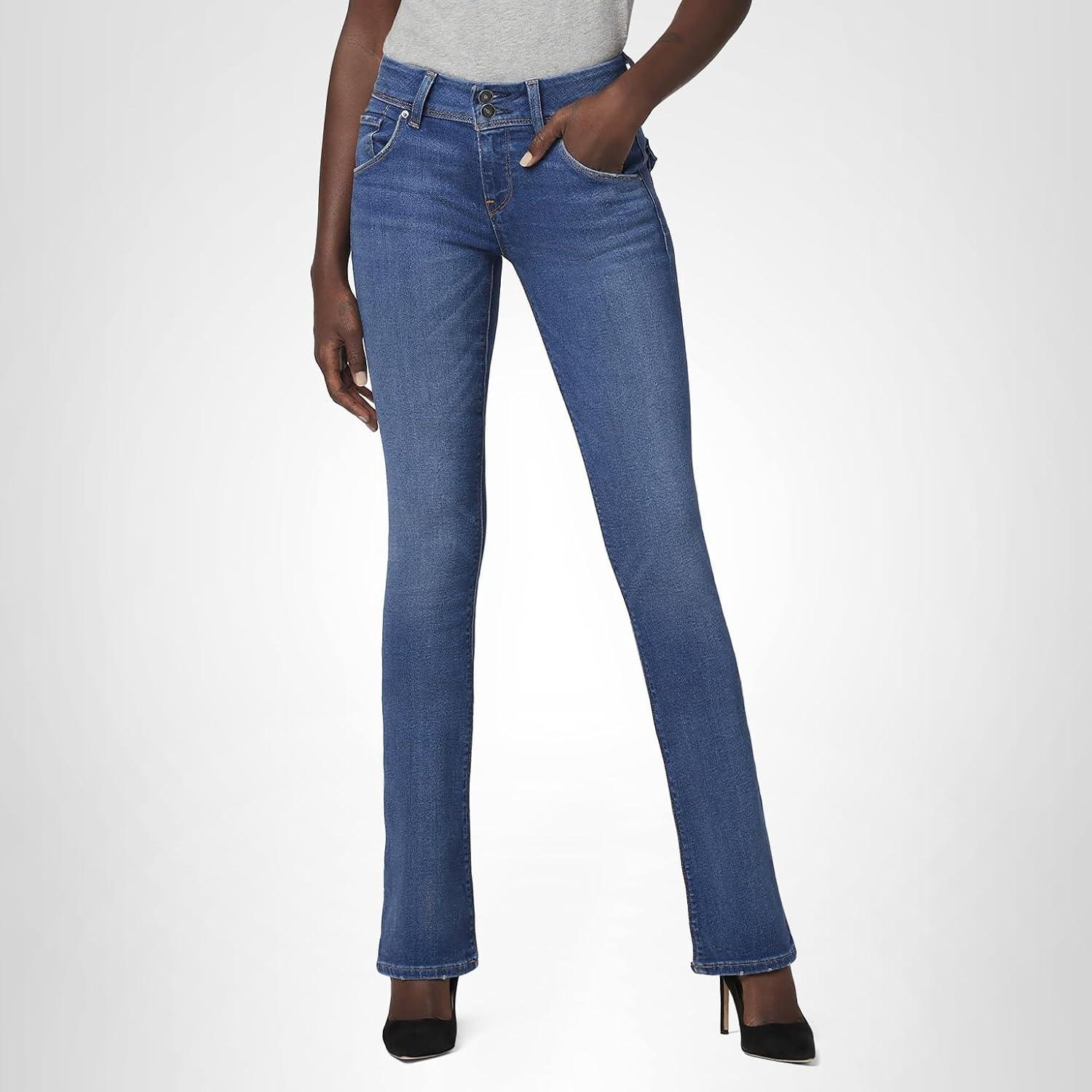 image:imageHUDSON Womens Beth Baby Bootcut Jean with Back Flap PocketsExcursion