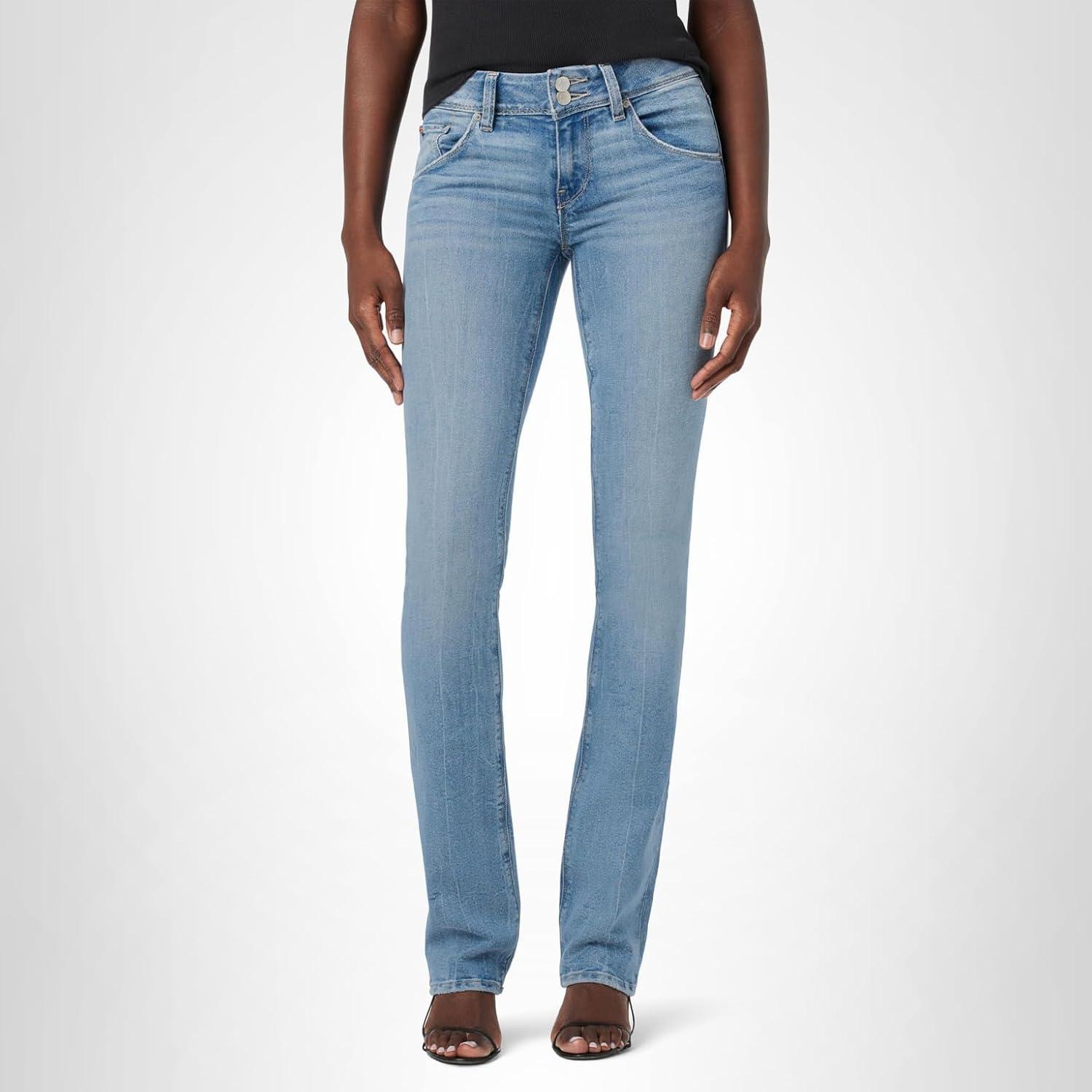 image:imageHUDSON Womens Beth Baby Bootcut Jean with Back Flap PocketsFilly