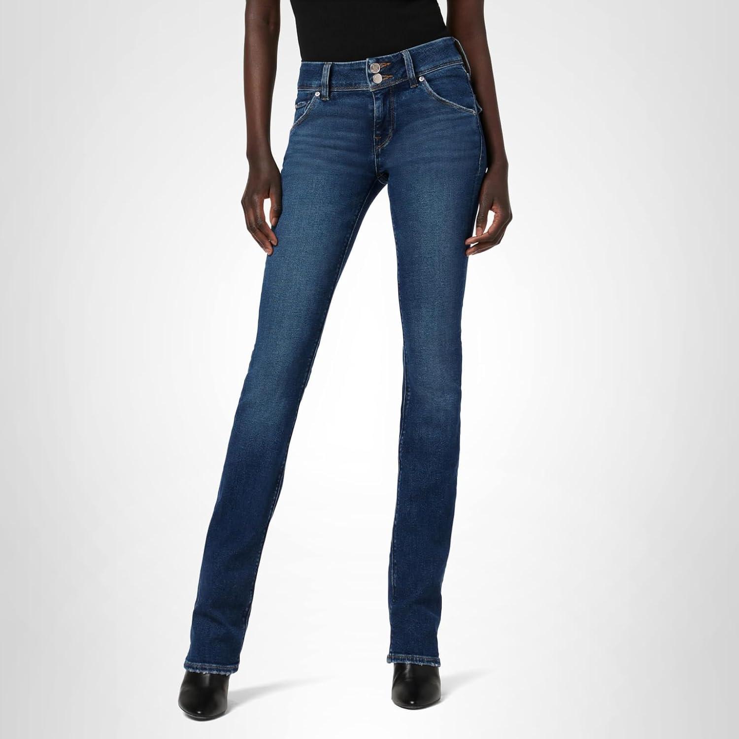 image:imageHUDSON Womens Beth Baby Bootcut Jean with Back Flap PocketsObsess