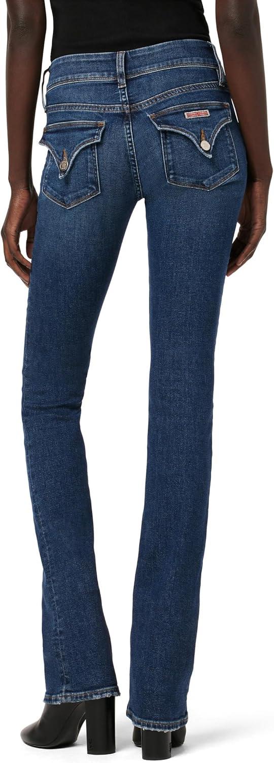 image:imageHUDSON Womens Beth Baby Bootcut Jean with Back Flap PocketsOlympic