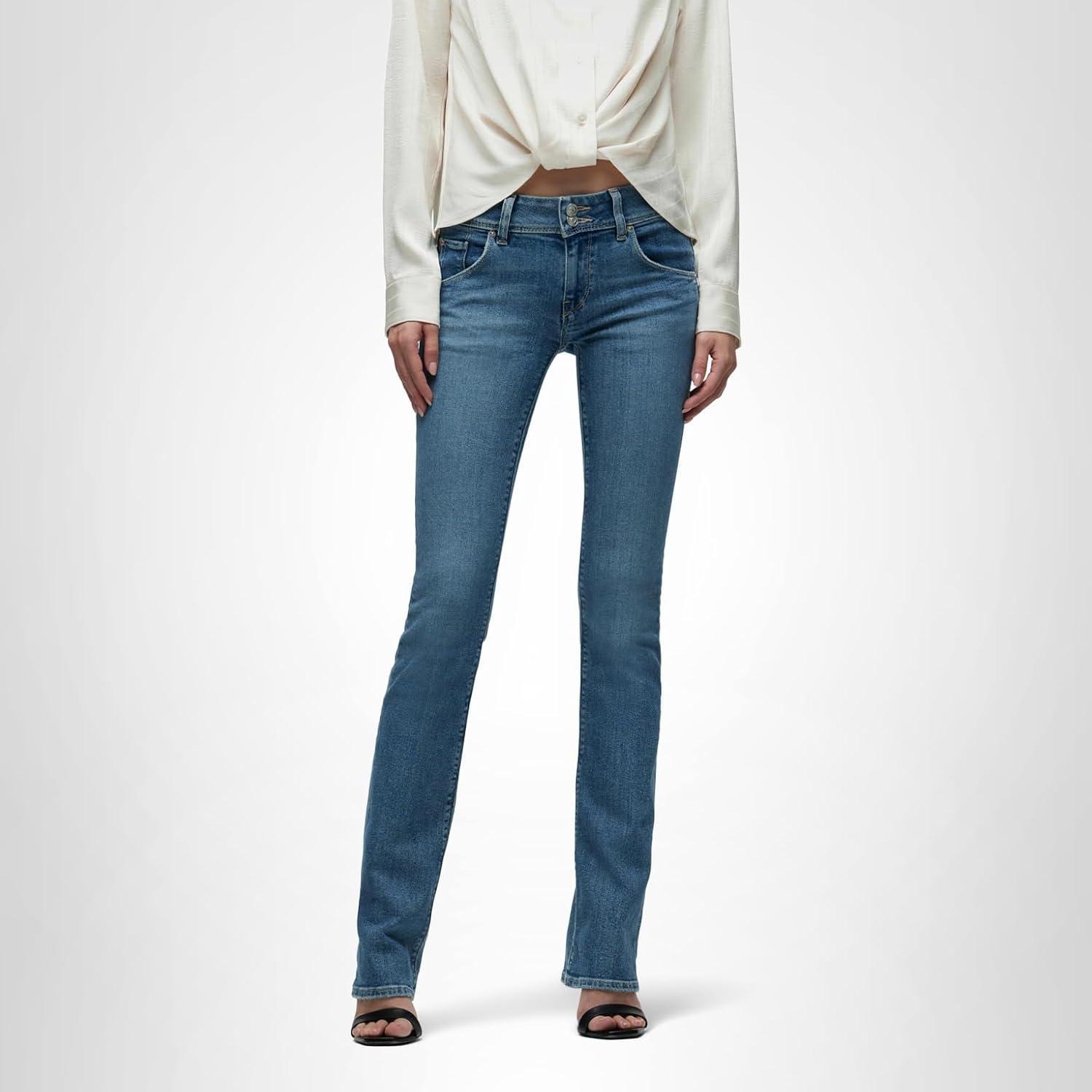 image:imageHUDSON Womens Beth Baby Bootcut Jean with Back Flap PocketsPromise