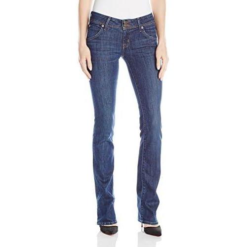 image:imageHUDSON Womens Beth Baby Bootcut Jean with Back Flap PocketsCloud Break