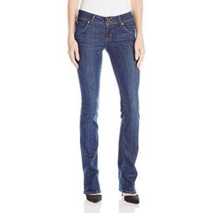HUDSON Women’s Beth Baby Bootcut Jean with Back Flap Pockets(Cloud Break)