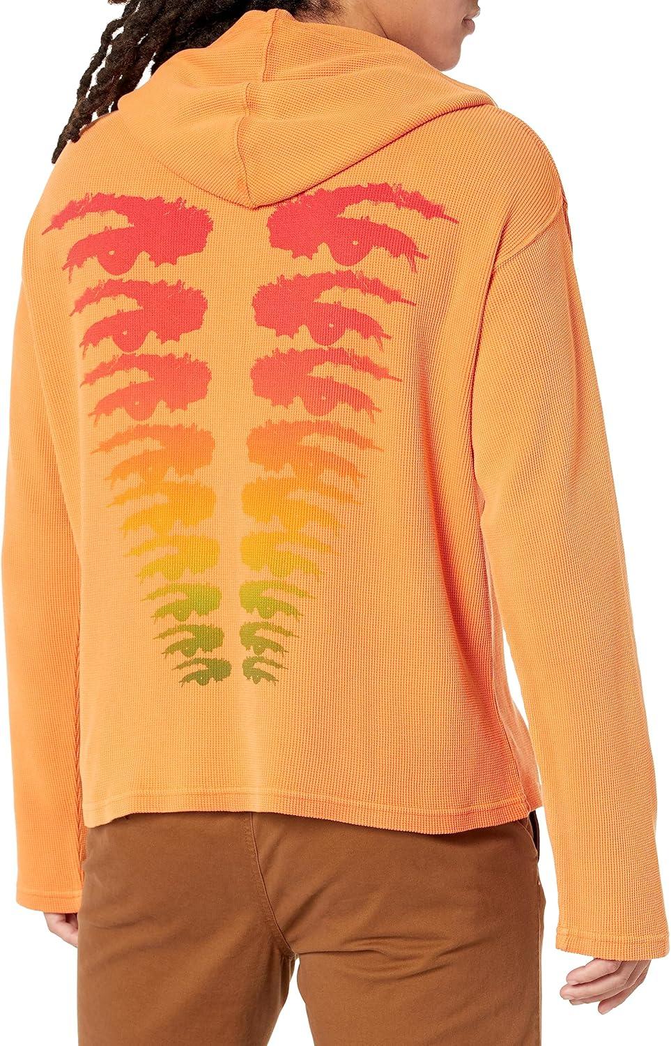 image:imageHUDSON mens Thermal HoodieOrange Citrus