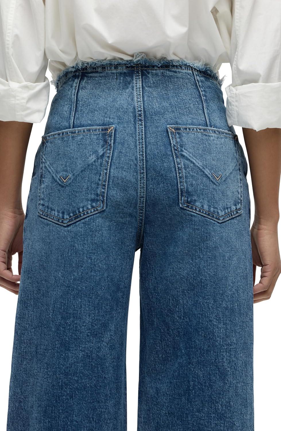 image:imageHUDSON Jeans Womens James Ultra HIGH Rise Wideleg PetiteMallorca