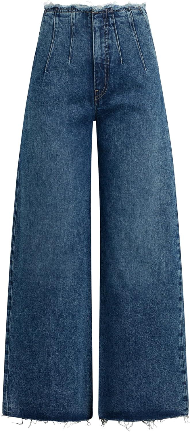 image:imageHUDSON Jeans Womens James Ultra HIGH Rise Wideleg PetiteMallorca