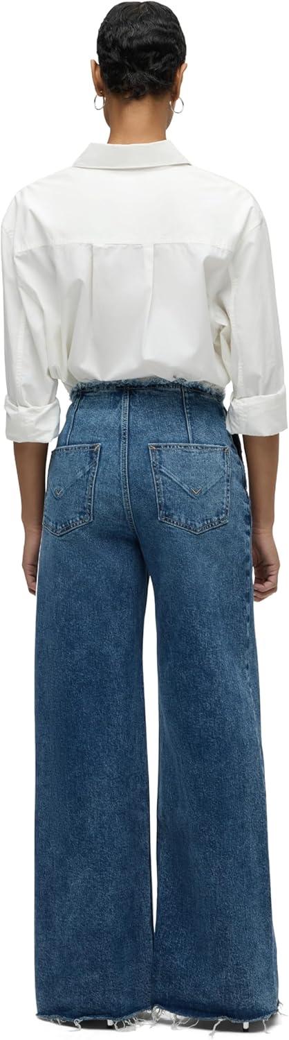 image:imageHUDSON Jeans Womens James Ultra HIGH Rise Wideleg PetiteMallorca