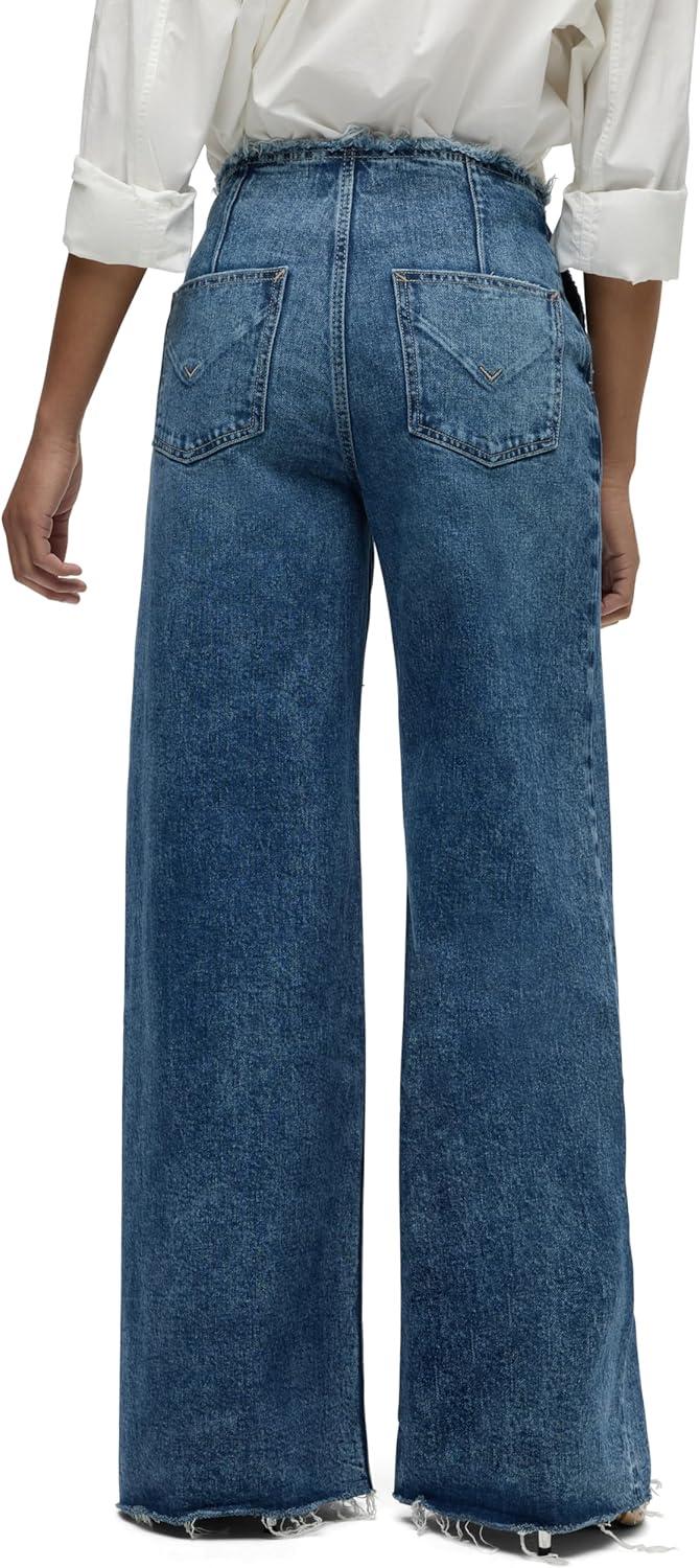 image:imageHUDSON Jeans Womens James Ultra HIGH Rise Wideleg PetiteMallorca