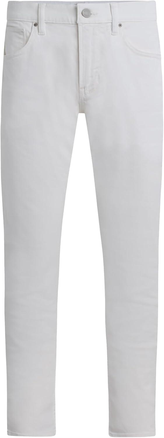 image:imageHudson Mens Blake Slim Straight Leg JeanWhite