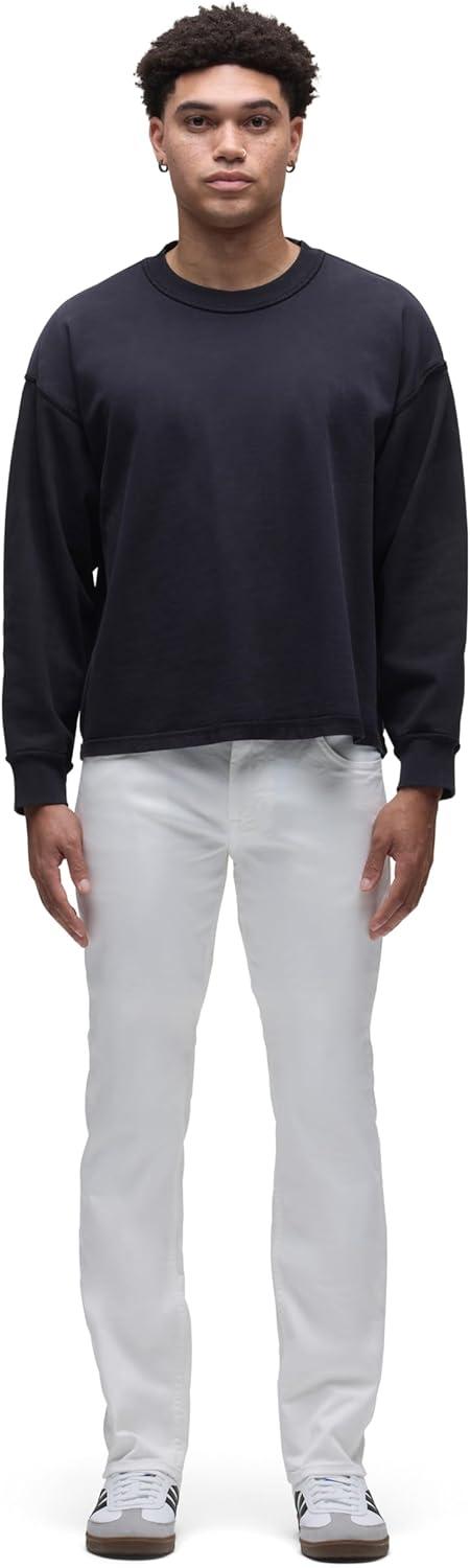 image:imageHudson Mens Blake Slim Straight Leg JeanWhite