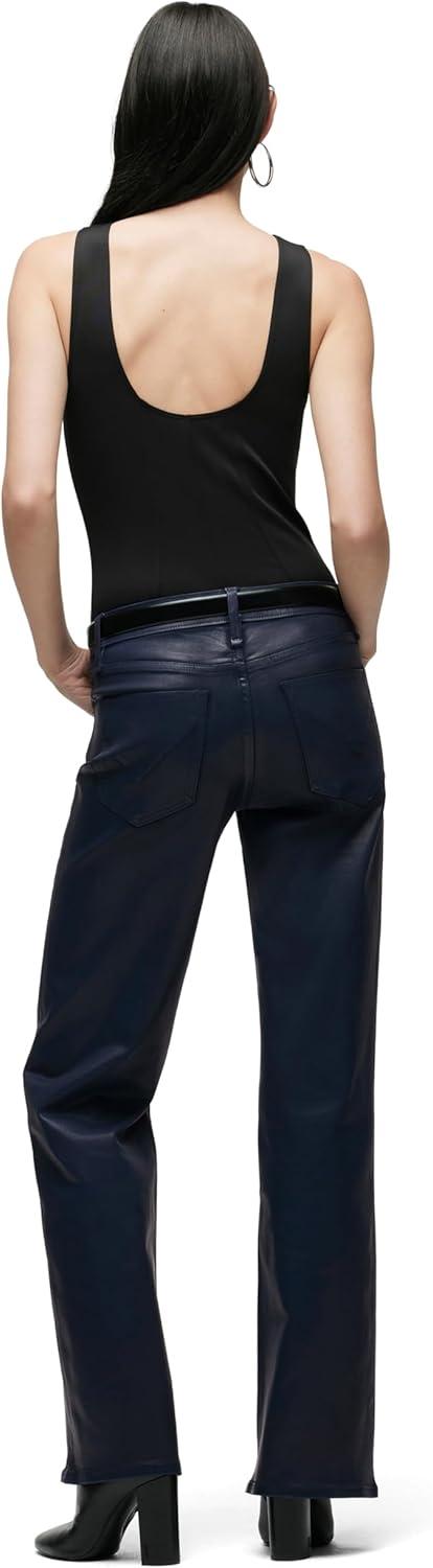 image:imageHudson Womens Rosie HighRise Wide Leg JeanMood Indigo Coated