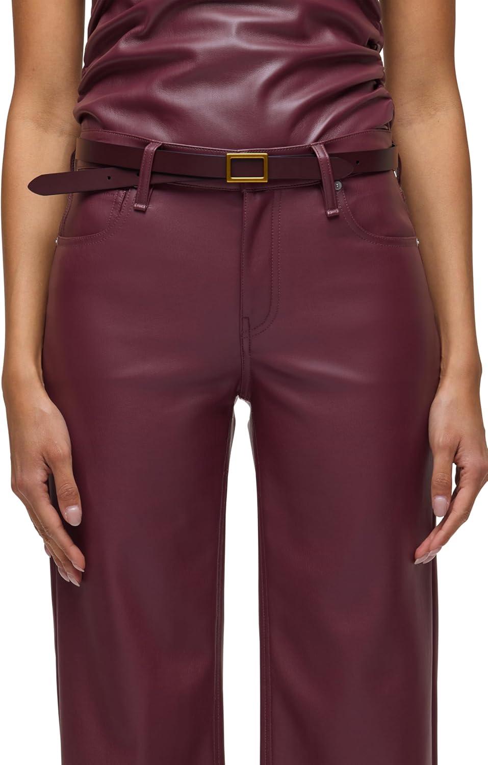 image:imageHudson Womens Rosie HighRise Wide Leg JeanPort Royal