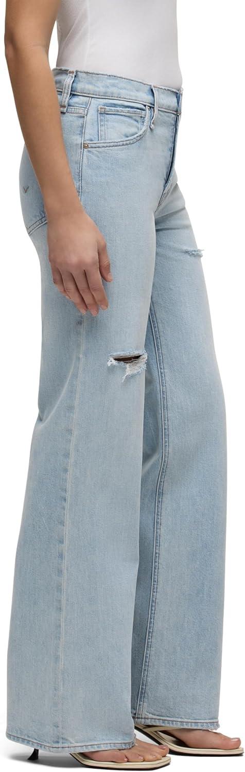 image:imageHudson Womens Rosie HighRise Wide Leg JeanRearview