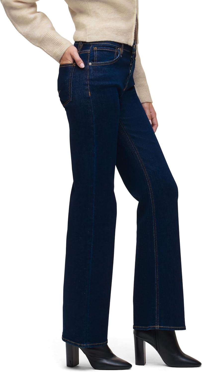 image:imageHudson Womens Rosie HighRise Wide Leg JeanRecharge