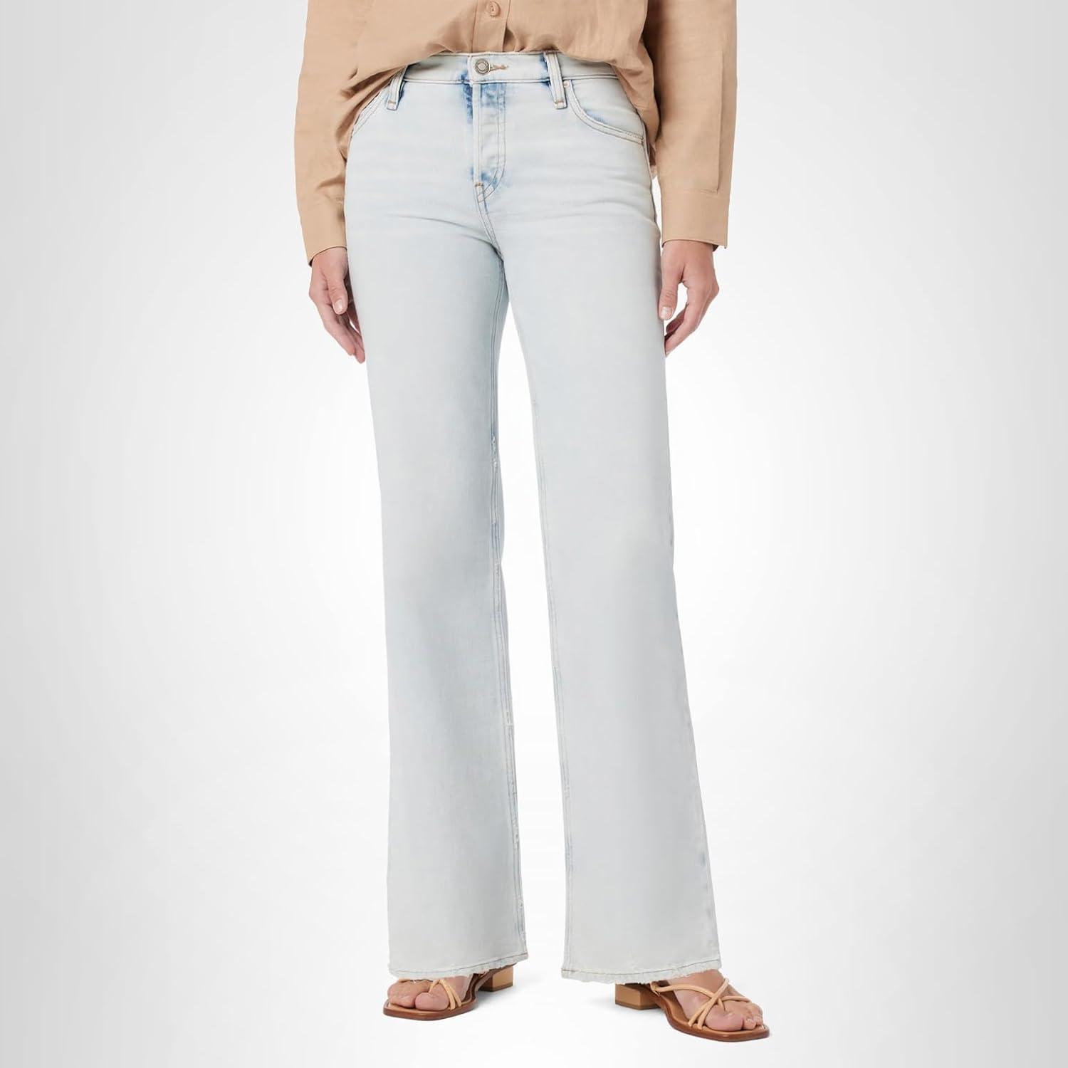 image:imageHudson Womens Rosie HighRise Wide Leg JeanSocal