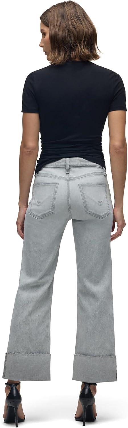 image:imageHudson Womens Rosie HighRise Wide Leg JeanWashed Slate