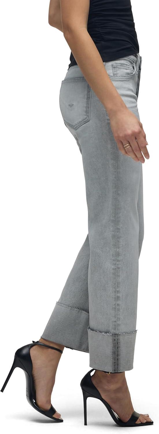 image:imageHudson Womens Rosie HighRise Wide Leg JeanWashed Slate