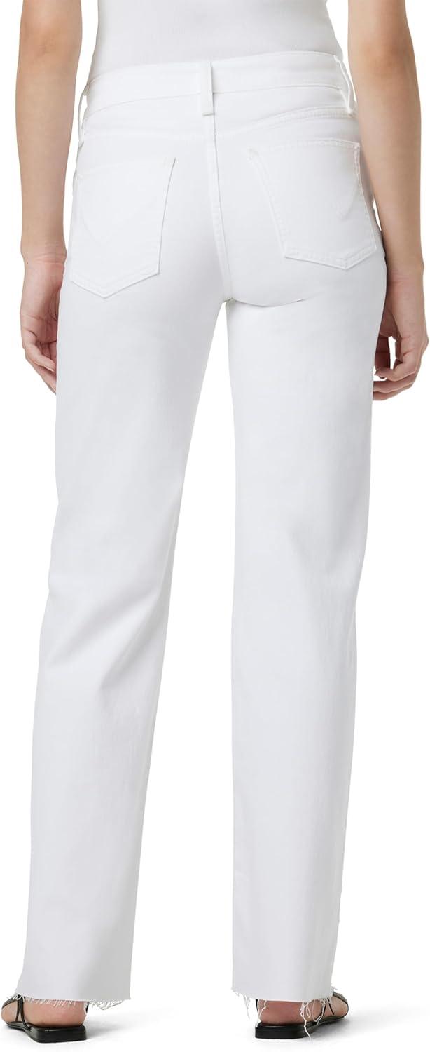 image:imageHudson Womens Rosie HighRise Wide Leg JeanWhite Lily