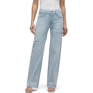 Hudson Womens Rosie High-Rise Wide Leg Jean(Rearview)