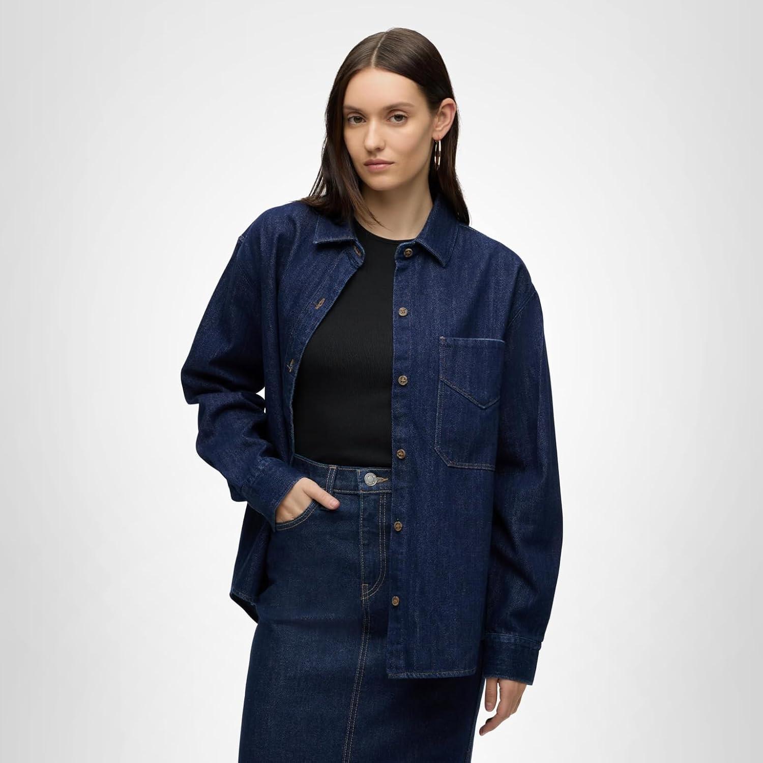 image:imageHUDSON Womens Oversized ShirtEvening Day
