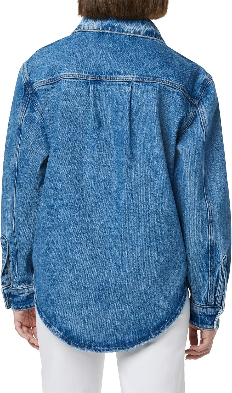 image:imageHUDSON Womens Oversized ShirtGoldenrod Denim