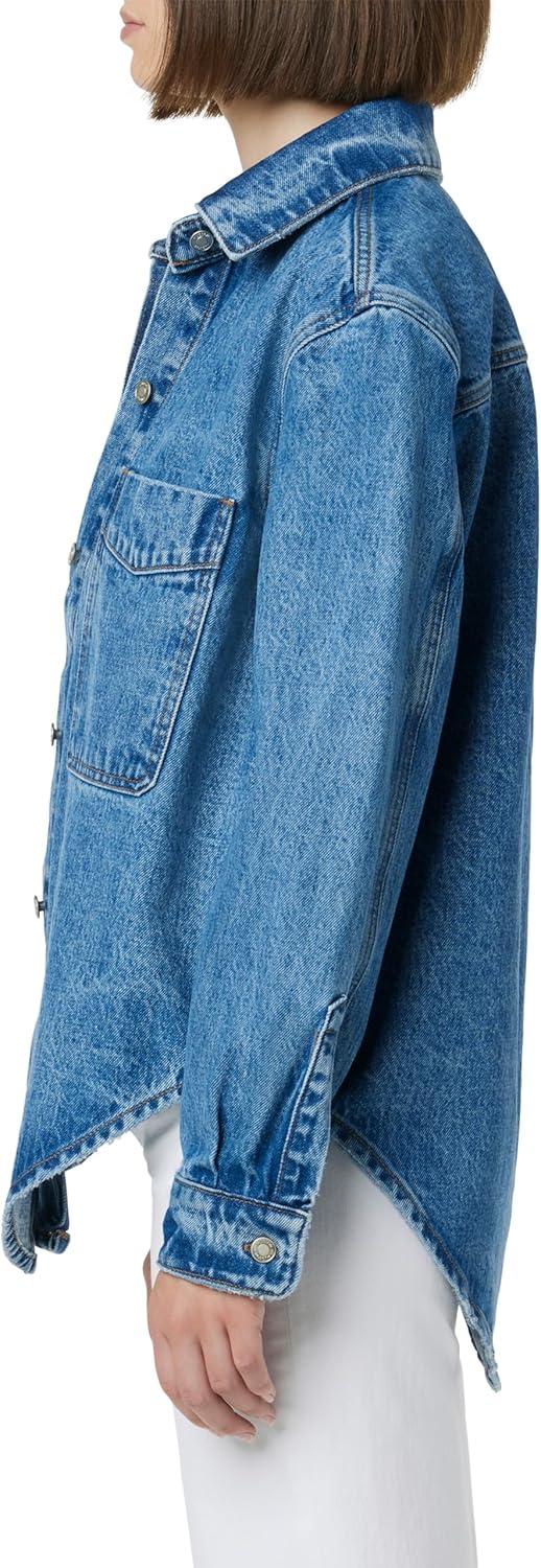 image:imageHUDSON Womens Oversized ShirtGoldenrod Denim