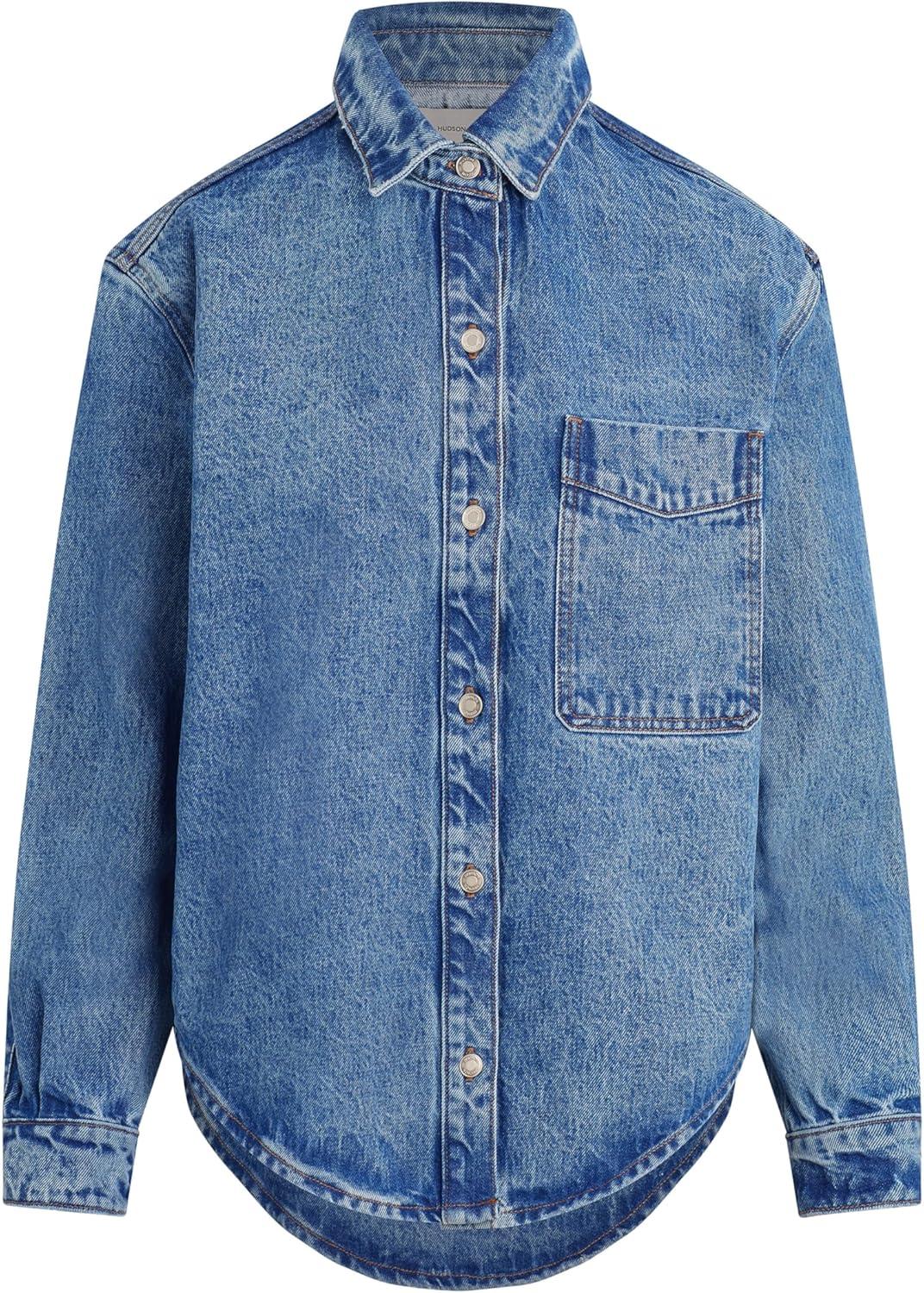 image:imageHUDSON Womens Oversized ShirtGoldenrod Denim