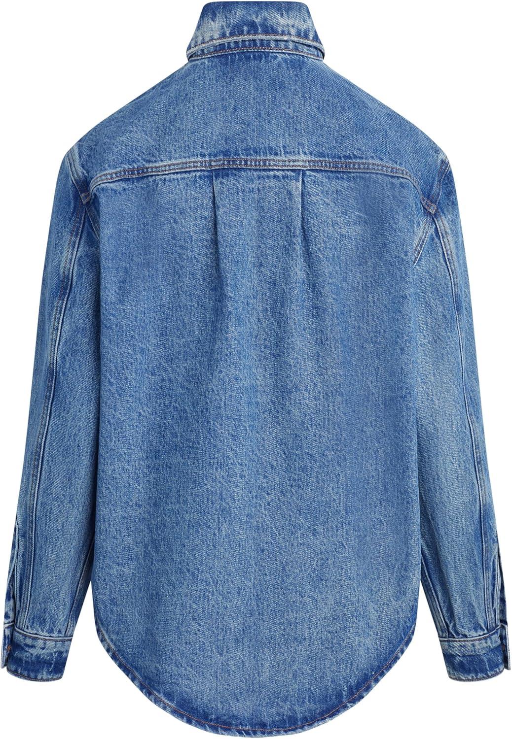 image:imageHUDSON Womens Oversized ShirtGoldenrod Denim