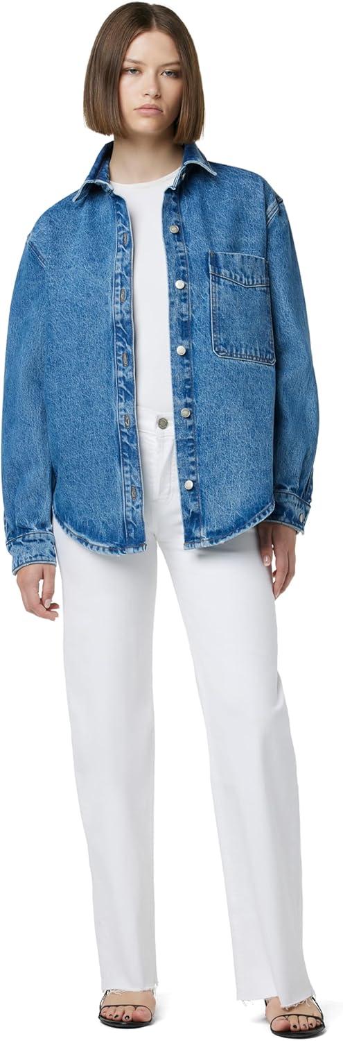 image:imageHUDSON Womens Oversized ShirtGoldenrod Denim