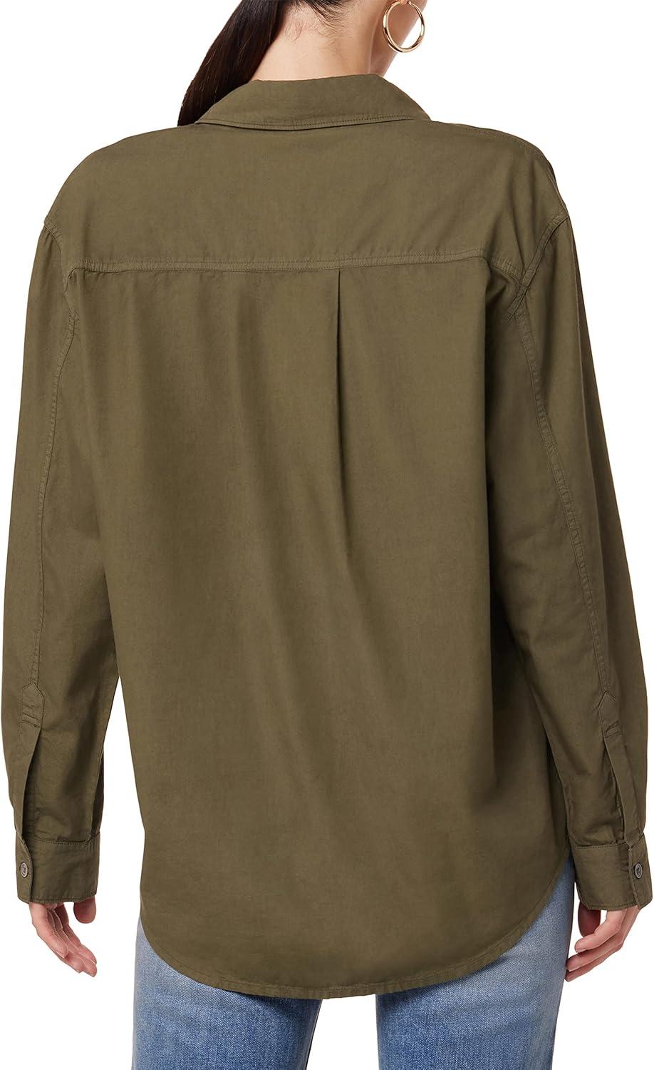 image:imageHUDSON Womens Oversized ShirtRifle Green