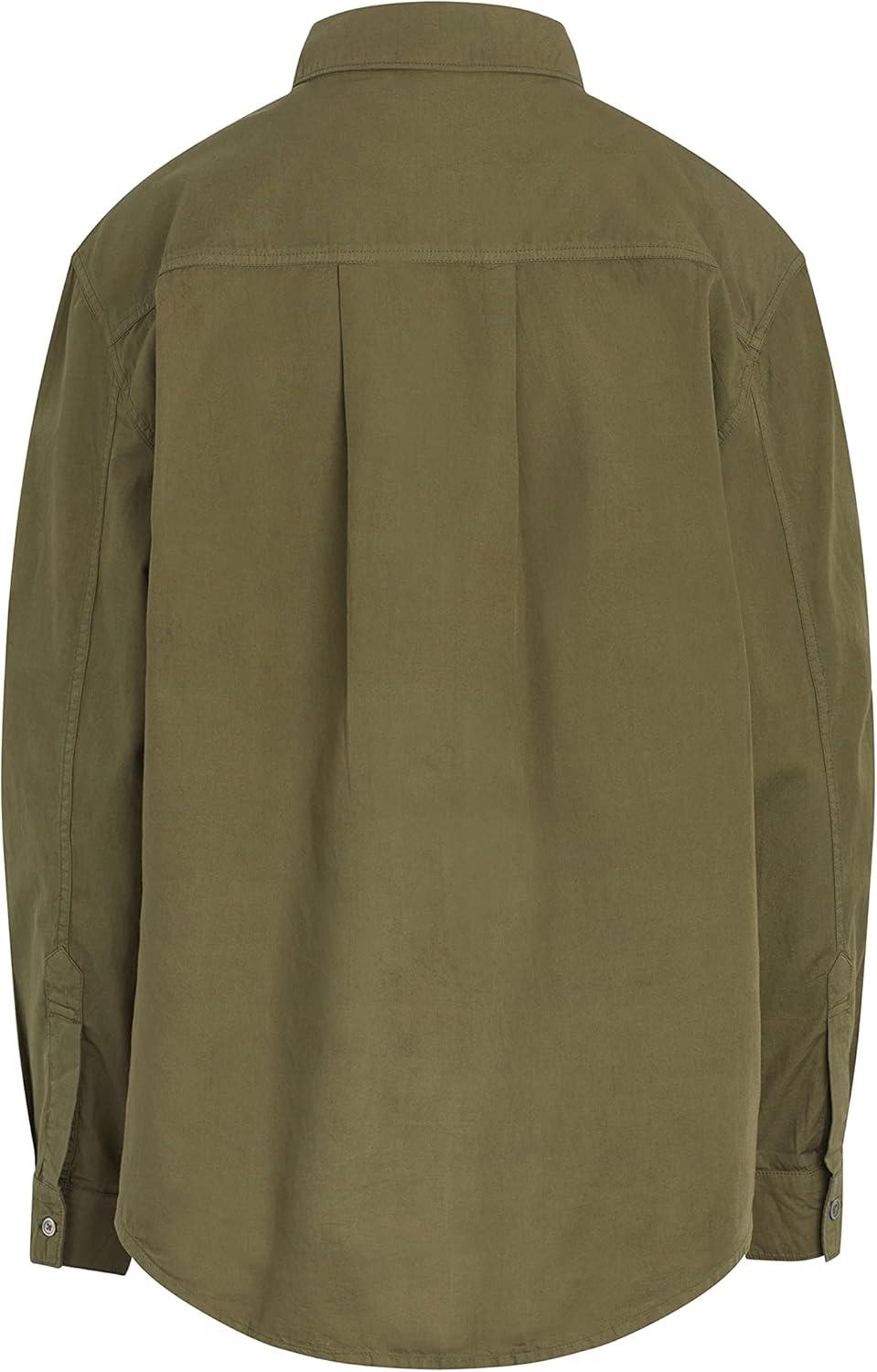 image:imageHUDSON Womens Oversized ShirtRifle Green
