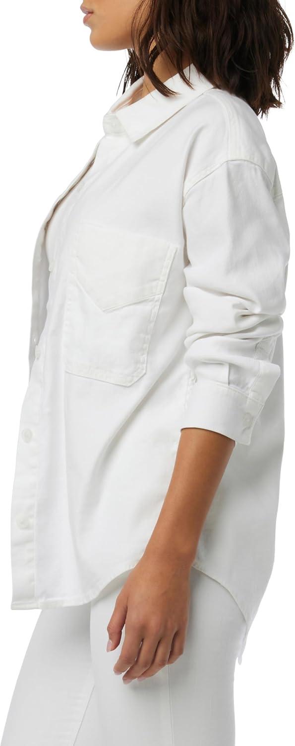 image:imageHUDSON Womens Oversized ShirtSolid White