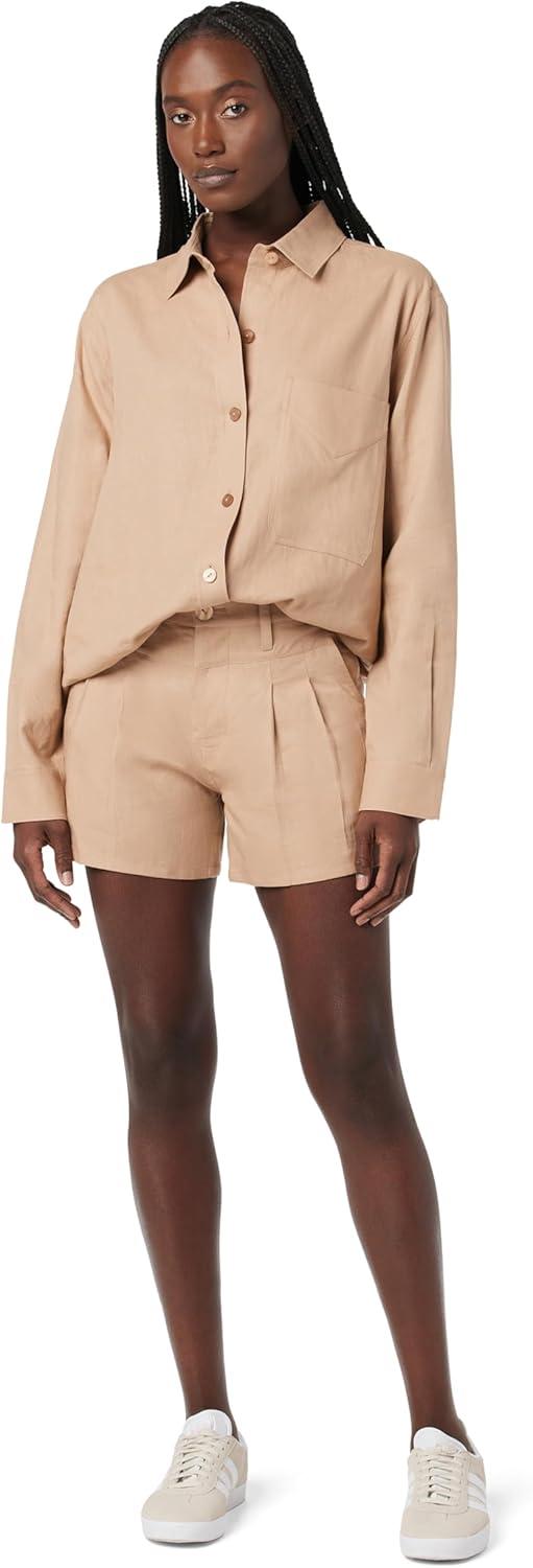 image:imageHUDSON Womens Oversized ShirtTobacco Brown