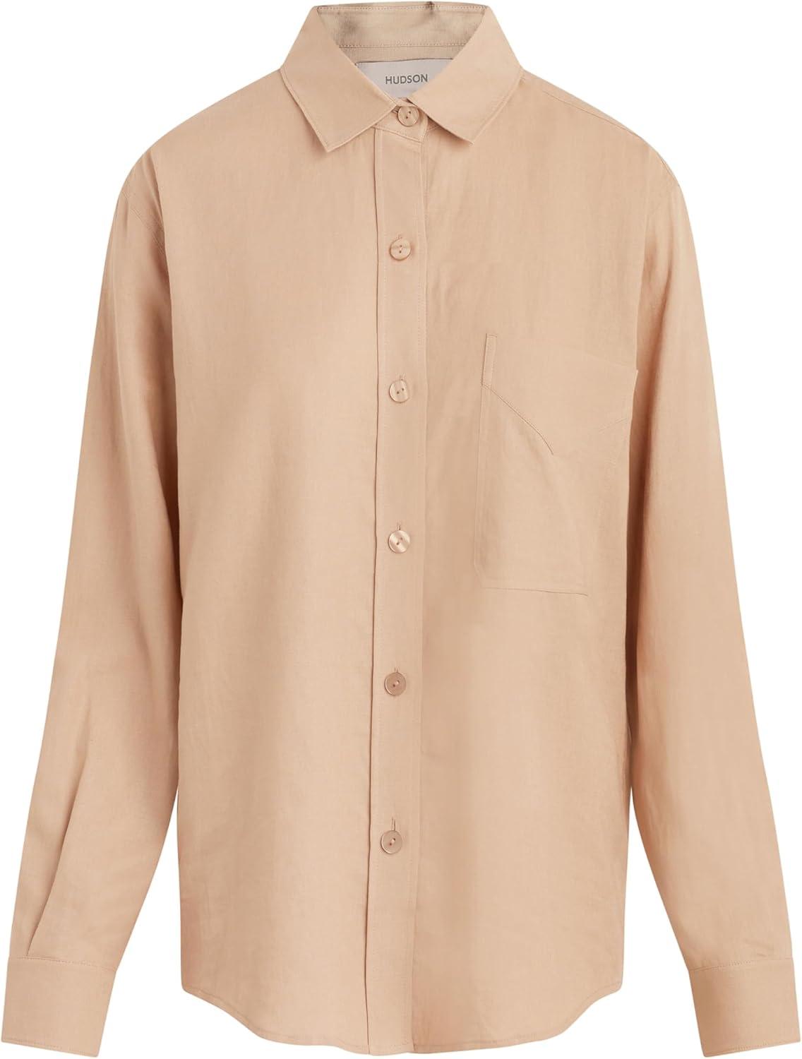 image:imageHUDSON Womens Oversized ShirtTobacco Brown